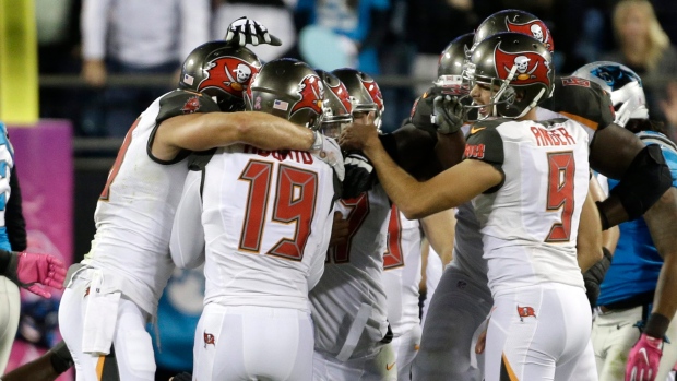 ESPN - Tampa Bay Buccaneers kicker Roberto Aguayo — a rookie