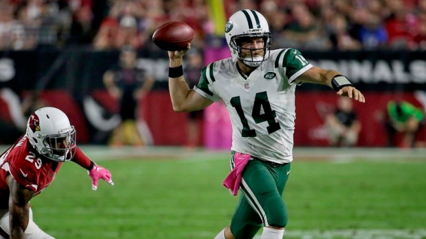 Ryan Fitzpatrick replaces injured Geno Smith, leads Jets by Ravens