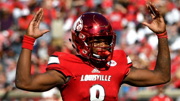 Amazing Photos Capture Louisville's Lamar Jackson Completely