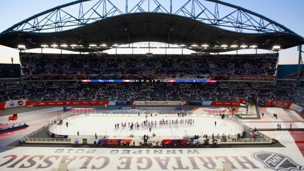 Oilers to host Flames in 2023 Tim Hortons NHL Heritage Classic