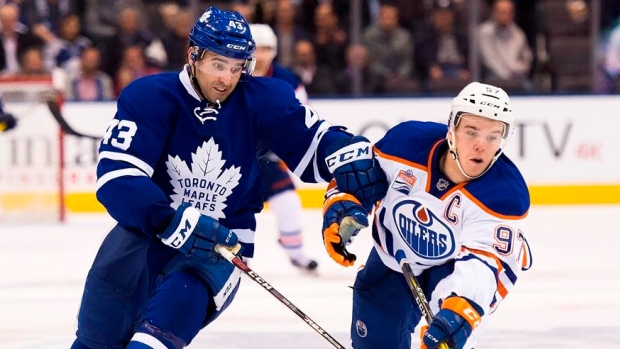 Nazem Kadri and Connor McDavid