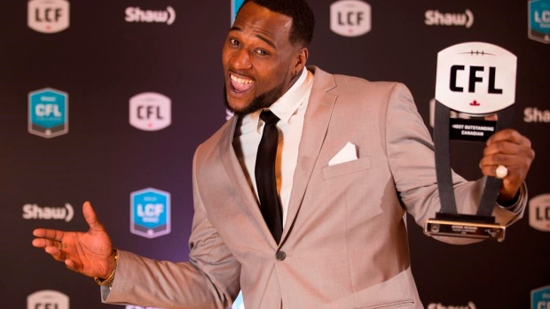 Calgary running back Jerome Messam named CFL's top Canadian player Article Image 0