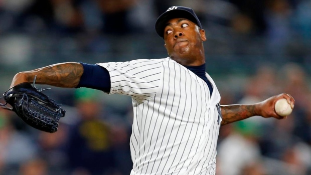 Yankees place closer Aroldis Chapman on injured list because of elbow  inflammation 