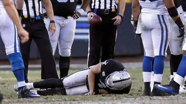 Derek Carr injured