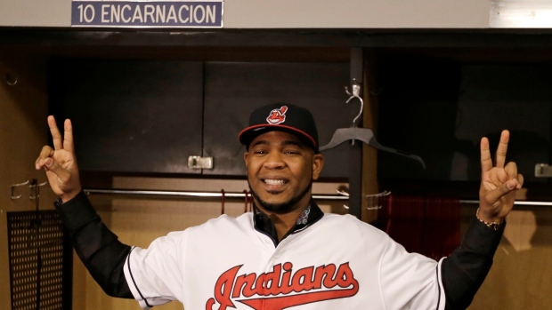 Indians officially introduce Encarnacion TSN