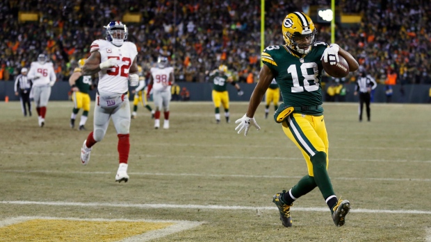 Green Bay Packers' Randall Cobb, Geronimo Allison practice Thursday