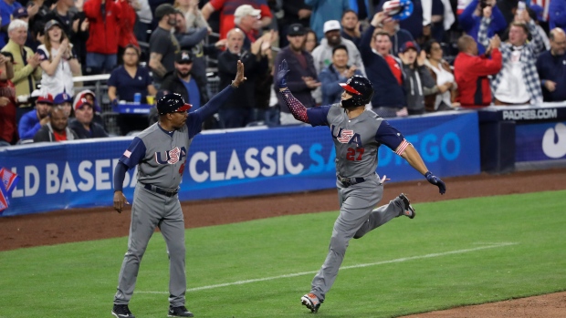 Giancarlo Stanton's homer, Adam Jones' leap carry U.S. into WBC semifinals  – The Denver Post