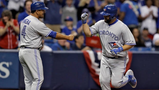 Toronto Blue Jays lose Kendrys Morales to injury and game to Cleveland