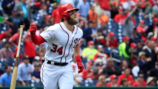 Dusty Baker on Nationals' slugger Bryce Harper: He's not at his