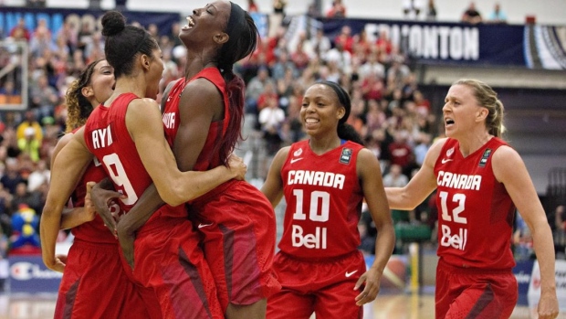 National Women's Basketball Team Canada