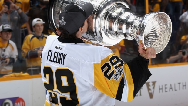 Reebok Marc-Andre Fleury Pittsburgh Penguins Premier Jersey - Home