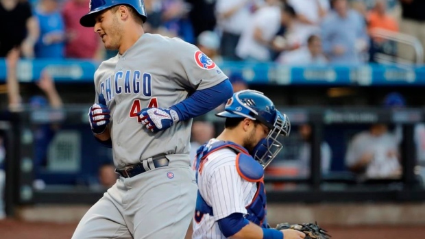 Anthony Rizzo hits leadoff vs. Padres