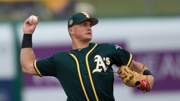 A's have optioned Matt Chapman down and have called up his brother Mark  Chapman to start tonight's game : r/OaklandAthletics