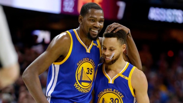 Steph Curry Mocks LeBron James With Kyrie Irving in Video