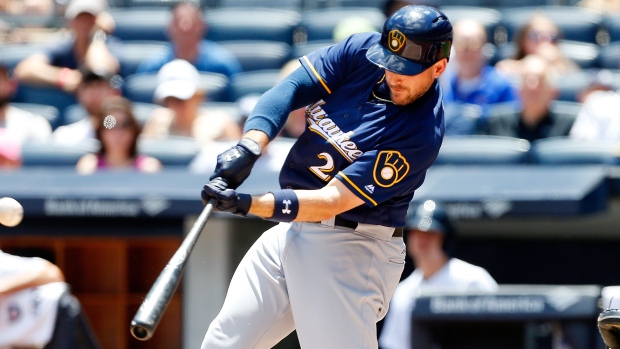 Peralta matches career high with 13 Ks, Taylor homers to lead Brewers past  Reds 3-0