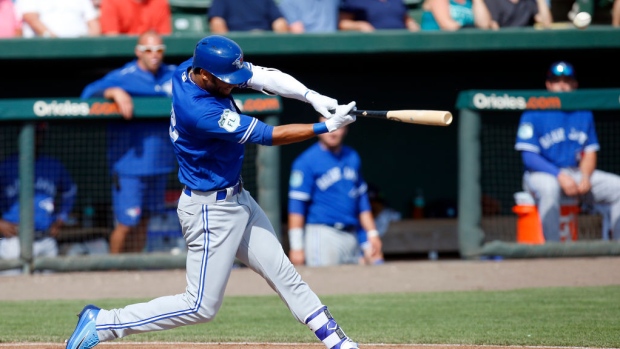 Gurriel's First Spring Home Run  Lourdes Gurriel Jr. has glorious