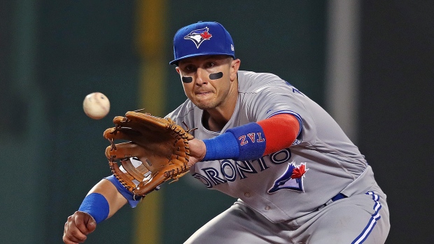 Troy Tulowitzki of the Toronto Blue Jays celebrates their series News  Photo - Getty Images