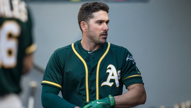 Athletics' Matt Joyce suspended two games for homophobic slur directed at  fan