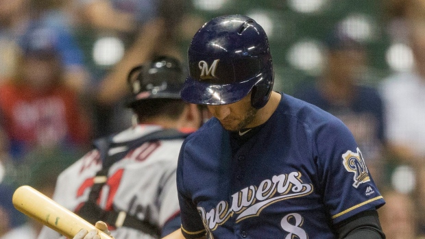 Minnesota Twins - Paul Molitor presented Byron Buxton with