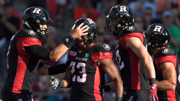 Ottawa Redblacks celebrate