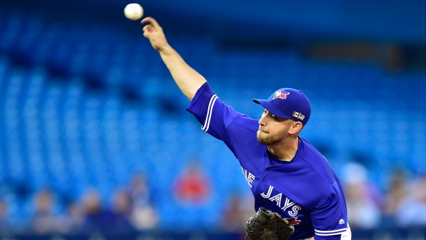 Goins, Estrada help Blue Jays edge Orioles in series opener