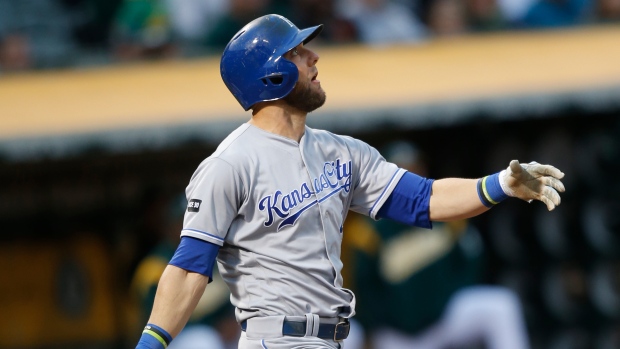 Alex Gordon hits MLB's record-setting 5,694th HR of season