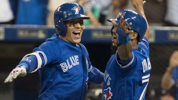 Ryan Goins' hidden-ball trick, grand slam lead Blue Jays over Yanks 8-1