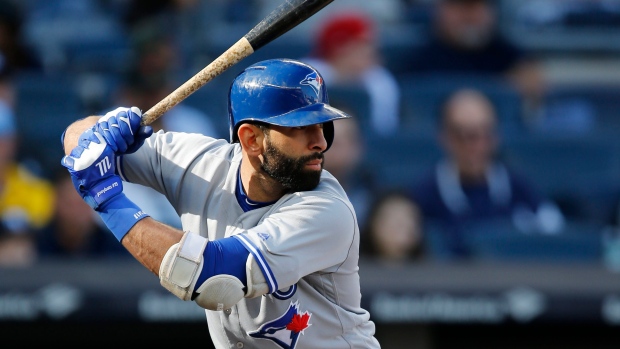 Jose Bautista trades jersey off his back to fan for Lionel Messi