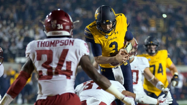 Vic Enwere sets bruising tone for Cal's running game