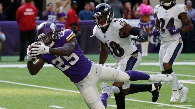 Latavius Murray Leads Minnesota to Victory w/ 113 Yards & TD, Ravens vs.  Vikings