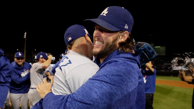 At long last, Dodgers ace Clayton Kershaw pitches in World Series