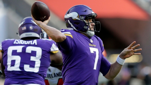 Vikings to start Keenum at QB vs. Browns in London