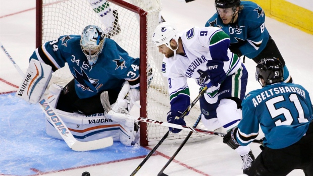 Thornton nets 2 goals, Sharks beat Canucks 5-2 in split-squad preseason ...