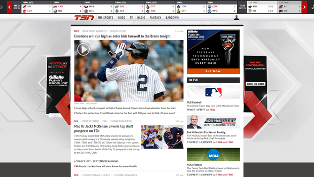 TSN.ca Relaunch