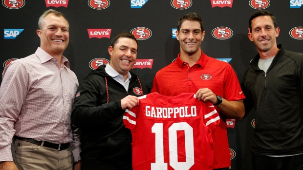 Shanahan S Wife Excited To See Garoppolo Play Tsn Ca