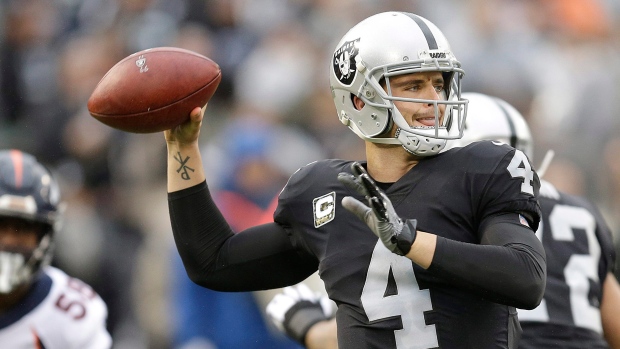 Gruden optimistic Derek Carr can start for Raiders vs. Dolphins