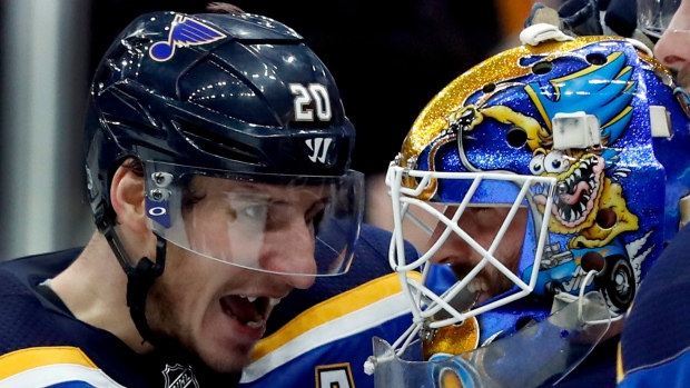 Blues keep winning with 2-0 shutout of Rangers