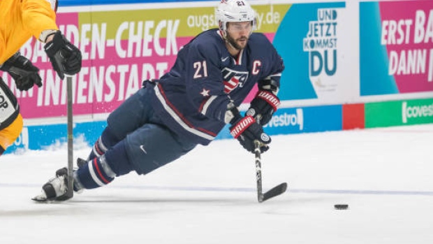 American Captain Blue Hockey Jersey