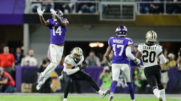 Case Keenum-Stefon Diggs late touchdown lifts Vikings past Saints