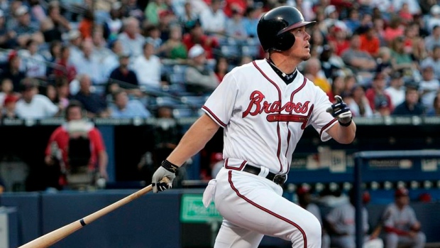 Chipper Jones has goose bumps on HOF visit