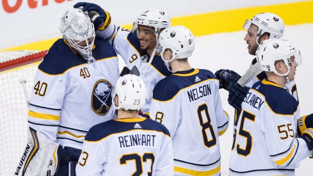 Buffalo Sabres celebrate